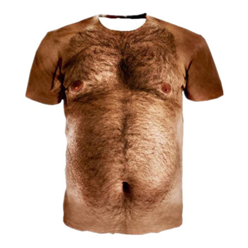 hairy chest tshirt